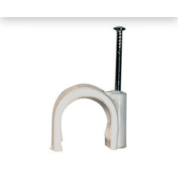 Pontet à clouer blanc Ø 4 mm 50 pièces SHOQ