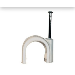 Pontet à clouer blanc Ø 6 mm 50 pièces SHOQ