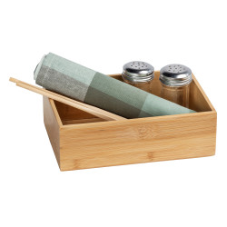 Boîte de rangement Terra L en bambou WENKO – Bac de rangement | WENKO