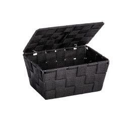 Boîte de rangement Adria noire WENKO - Bac coffre | WENKO