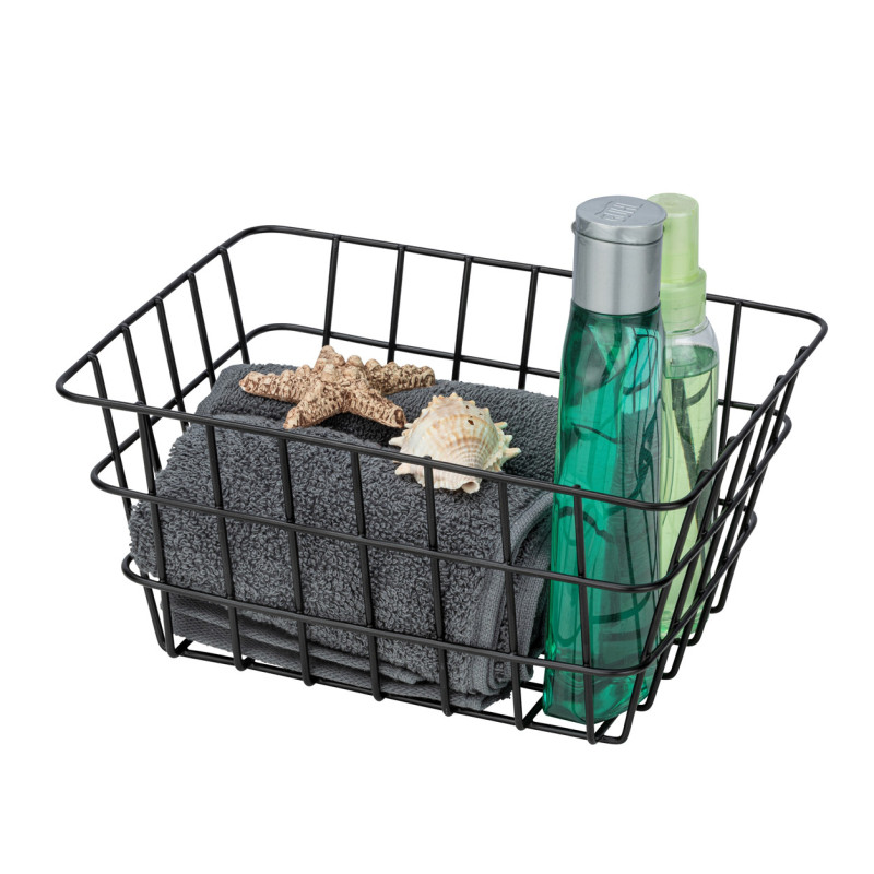 Boîte de rangement Viana noire WENKO – Bac & Coffre | WENKO