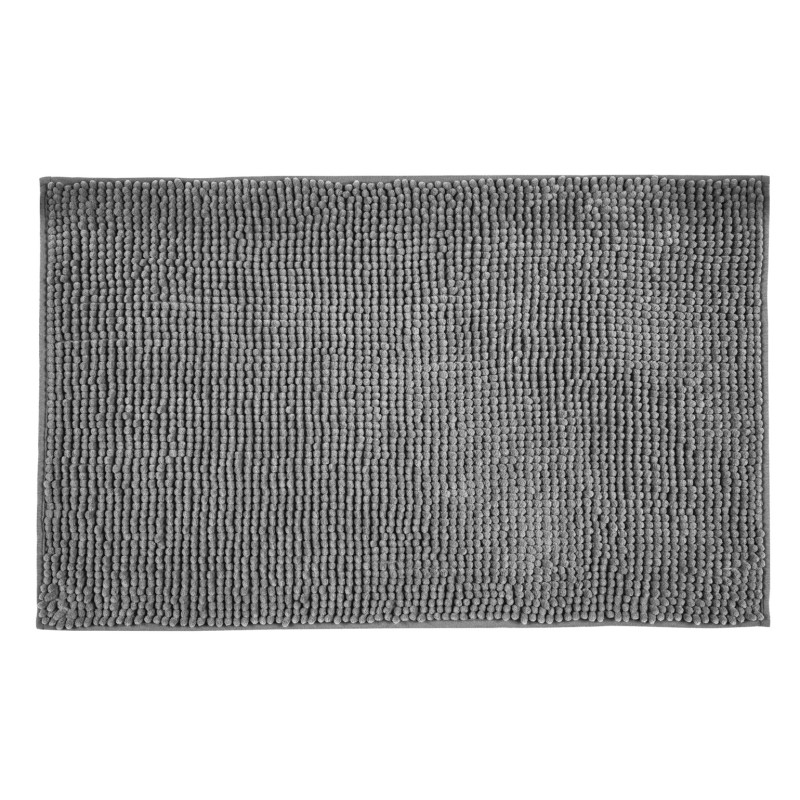 Tapis de bain Chenille anthracite 50 x 80 cm WENKO