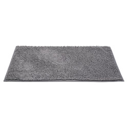 Tapis de bain Chenille Anthracite 50x80cm | WENKO
