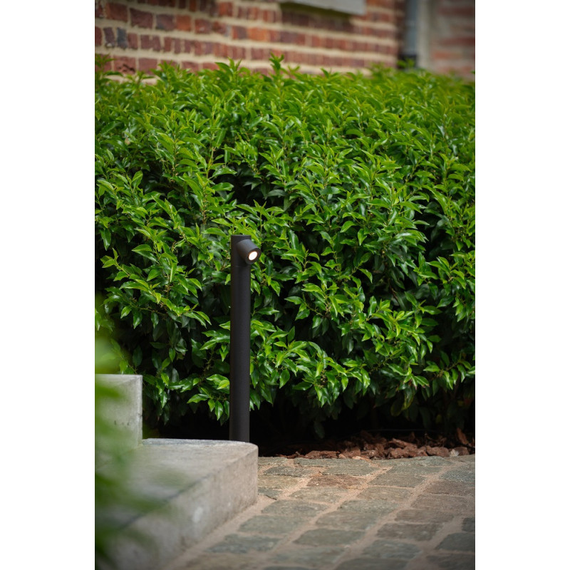 Borne extérieure LED Ibamba noire 6 W LUCIDE