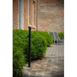 Borne extérieure LED Ibamba noire 2 x 6 W LUCIDE