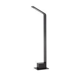 Borne extérieure LED Lawford noire 60 cm 6 W LUCIDE