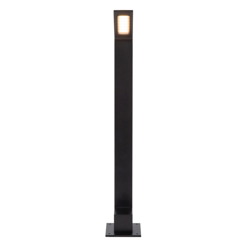Borne extérieure LED Lawford noire 60 cm 6 W LUCIDE