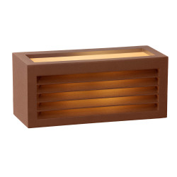 Applique extérieure Dimo rouille E27 18W | LUCIDE