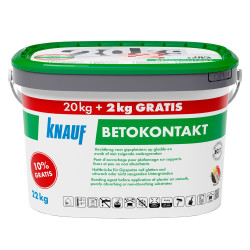 Enduit d'accrochage Betokontakt 20 kg + 2 kg gratuit KNAUF