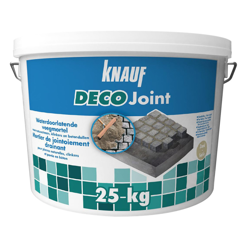 Mortier de jointoiement DecoJoint sable 25 kg KNAUF