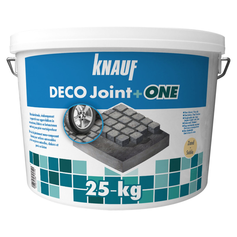 Mortier de jointoiement DecoJoint Plus One sable 25 kg KNAUF