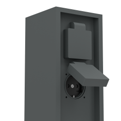 Borne de jardin Park 5 2 prises anthracite EGLO | EGLO