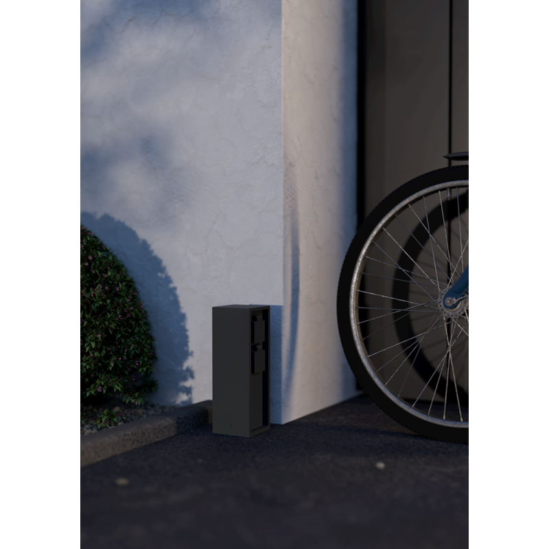 Borne de jardin Park 5 2 prises anthracite EGLO | EGLO