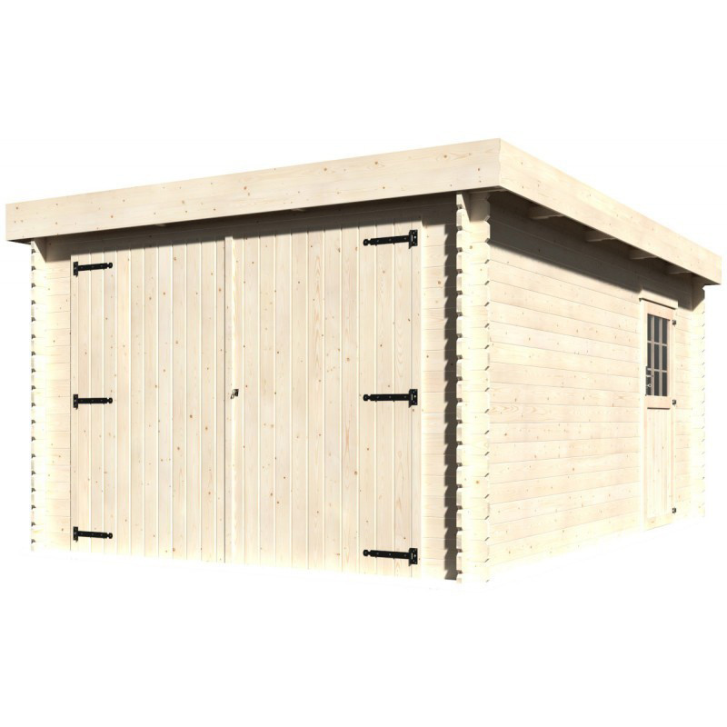 Garage Galan 28 mm avec double porte 3