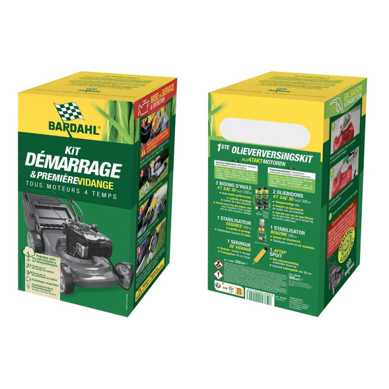 Kit démarrage vidange 4 temps - Huile & Lubrifiant |BARDAHL