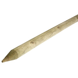 Piquet bois autoclave Ø 6x150cm SOLID - Accessoire clôture | SOLID