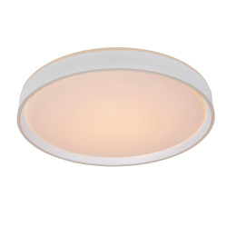 Plafonnier LED Nuria blanc Ø 50 cm 2880 lm 36 W LUCIDE