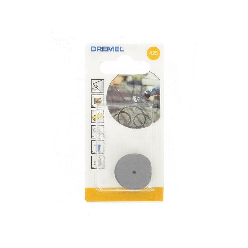 Disque polisseur Dremel 22,5mm – Brillance plastique/métal | DREMEL