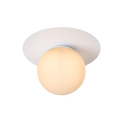 Plafonnier Tricia blanc Ø 25 cm E27 15 W LUCIDE