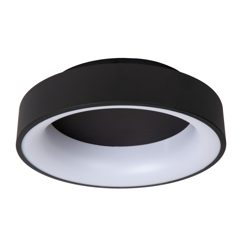 Plafonnier LED Mirage noir Ø 38 cm 1050 lm 22 W LUCIDE Plafonnier LED Mirage noir Ø 38 cm 1050 lm 22 W LUCIDE