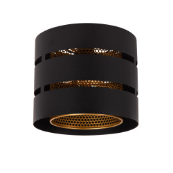 Plafonnier Rosas noir et or Ø 26 cm E27 40 W LUCIDE Plafonnier Rosas noir et or Ø 26 cm E27 40 W LUCIDE