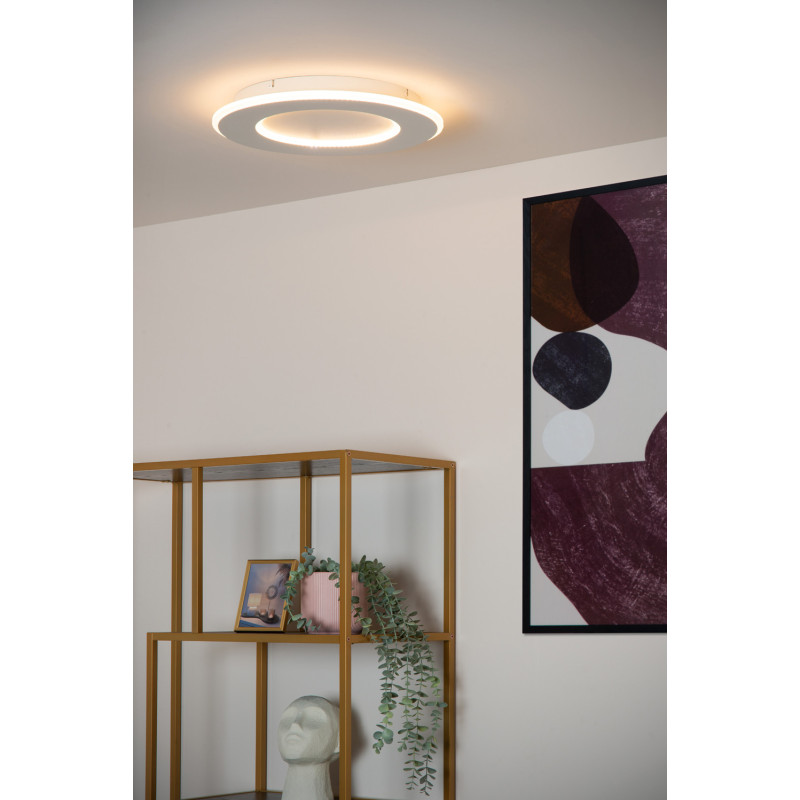 Plafonnier LED Axelle blanc Ø 40 cm 1200 lm 24 W LUCIDE Plafonnier LED Axelle blanc Ø 40 cm 1200 lm 24 W LUCIDE