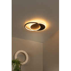 Plafonnier LED Axelle noir 1200 lm 24 W LUCIDE Plafonnier LED Axelle noir 1200 lm 24 W LUCIDE