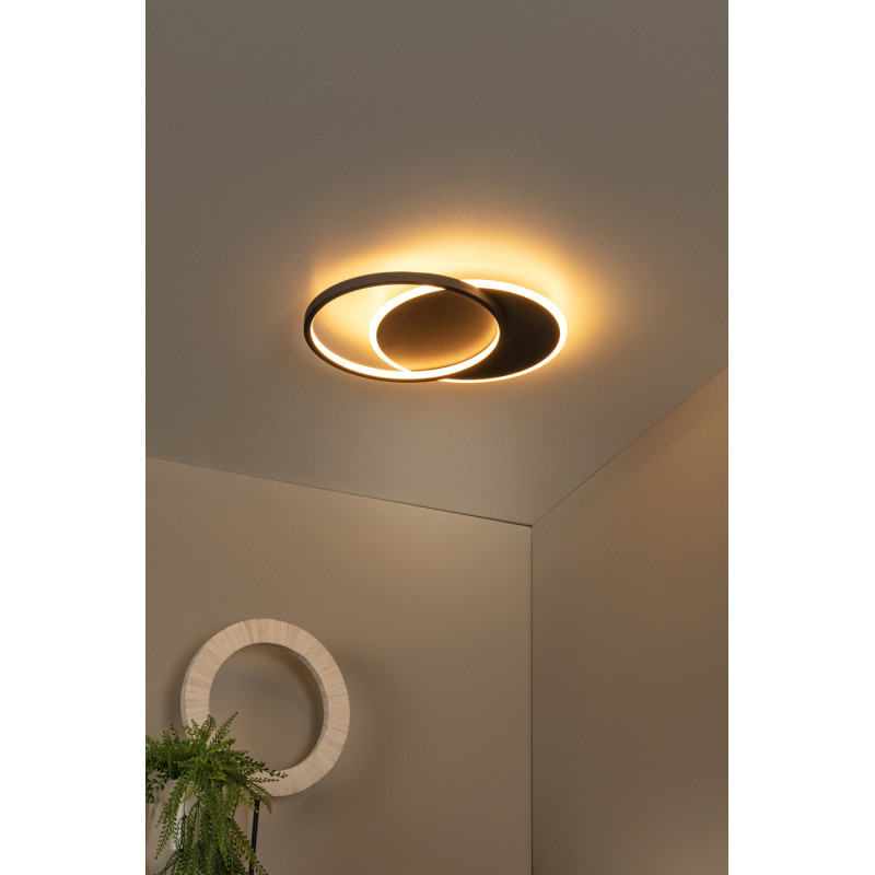Plafonnier LED Axelle noir 1200 lm 24 W LUCIDE Plafonnier LED Axelle noir 1200 lm 24 W LUCIDE