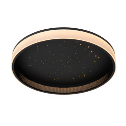 Plafonnier LED Estreja noir Ø 40 cm 5500 lm 40 W LUCIDE
