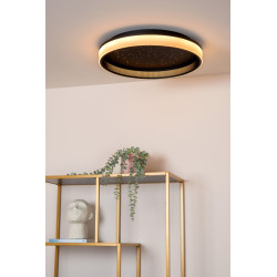 Plafonnier LED Estreja noir Ø 40 cm 5500 lm 40 W LUCIDE Plafonnier LED Estreja noir Ø 40 cm 5500 lm 40 W LUCIDE