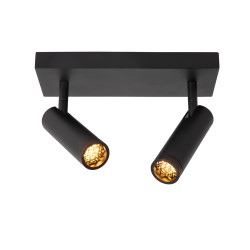 Spot Grado noir GU10 2 x 8 W LUCIDE