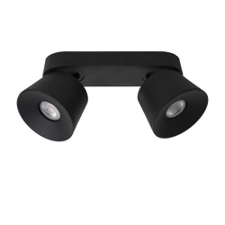 Spot Trigono noir GU10 2 x 50 W LUCIDE Spot Trigono noir GU10 2 x 50 W LUCIDE