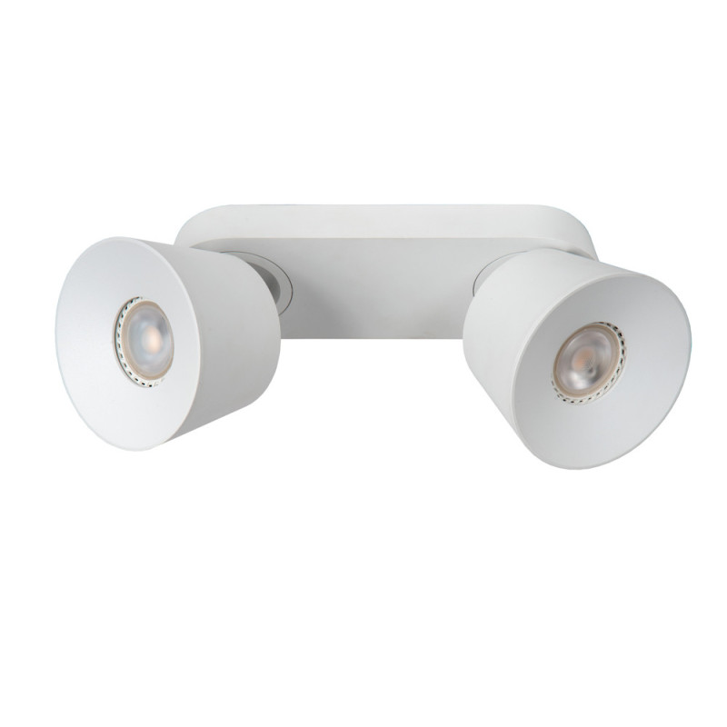 Spot Trigono blanc GU10 2 x 50 W LUCIDE Spot Trigono blanc GU10 2 x 50 W LUCIDE