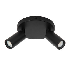 Spot Ritmo noir GU10 2 x 35 W LUCIDE Spot Ritmo noir GU10 2 x 35 W LUCIDE