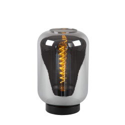 Lampe de table Joanet en verre fumé E27 40 W LUCIDE Lampe de table Joanet en verre fumé E27 40 W LUCIDE