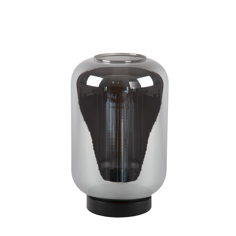 Lampe de table Joanet en verre fumé E27 40 W LUCIDE Lampe de table Joanet en verre fumé E27 40 W LUCIDE