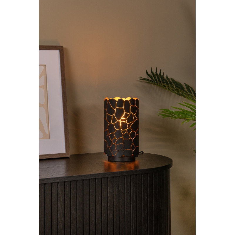 Lampe de table Almelo noire E27 40 W LUCIDE Lampe de table Almelo noire E27 40 W LUCIDE