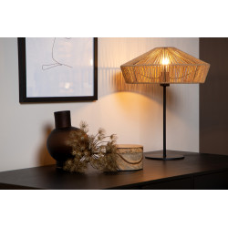 Lampe de table Yunkai naturel E27 60 W LUCIDE Lampe de table Yunkai naturel E27 60 W LUCIDE