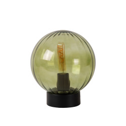Lampe de table Monsaraz en verre vert E27 40 W LUCIDE Lampe de table Monsaraz en verre vert E27 40 W LUCIDE