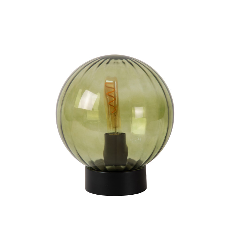 Lampe de table Monsaraz en verre vert E27 40 W LUCIDE Lampe de table Monsaraz en verre vert E27 40 W LUCIDE