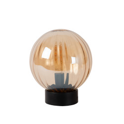 Lampe de table Monsaraz en verre ambre E27 40 W LUCIDE Lampe de table Monsaraz en verre ambre E27 40 W LUCIDE