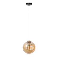 Suspension Monsaraz ambre Ø 25 cm E27 40 W LUCIDE