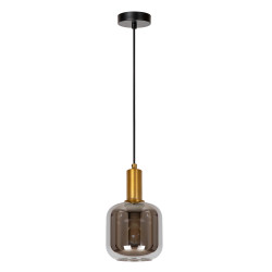 Suspension Joanet fumée Ø 16 cm E27 40 W LUCIDE Suspension Joanet fumée Ø 16 cm E27 40 W LUCIDE