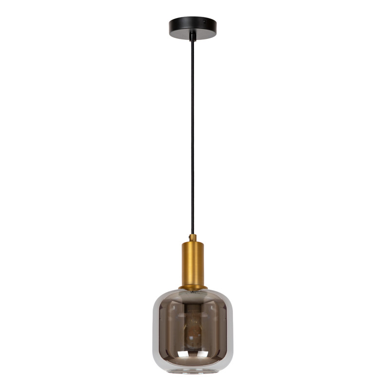 Suspension Joanet fumée Ø 16 cm E27 40 W LUCIDE Suspension Joanet fumée Ø 16 cm E27 40 W LUCIDE