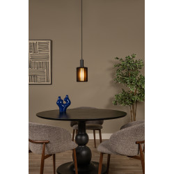 Suspension Lambres noire Ø 15 cm E27 40 W LUCIDE Suspension Lambres noire Ø 15 cm E27 40 W LUCIDE