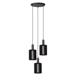 Suspension Lambres noire Ø 40 cm E27 3 x 40 W LUCIDE Suspension Lambres noire Ø 40 cm E27 3 x 40 W LUCIDE