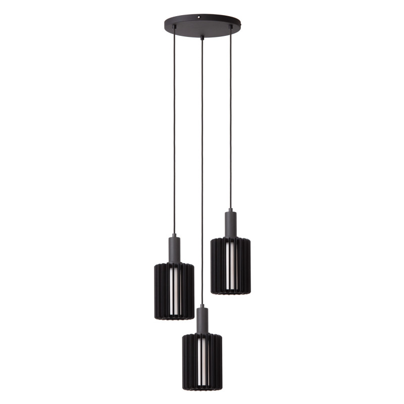 Suspension Lambres noire Ø 40 cm E27 3 x 40 W LUCIDE Suspension Lambres noire Ø 40 cm E27 3 x 40 W LUCIDE