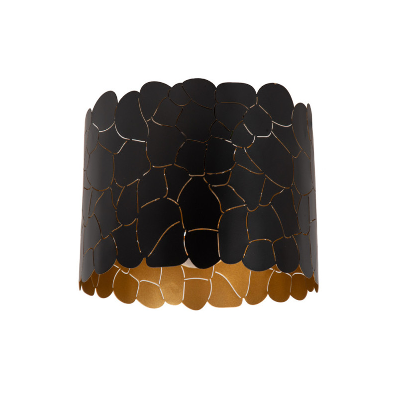 Plafonnier Almelo Noir Ø 25,5 cm E27 40W | LUCIDE Plafonnier Almelo Noir Ø 25,5 cm E27 40W | LUCIDE