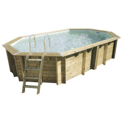 Piscine Azura avec liner beige 4 x 6