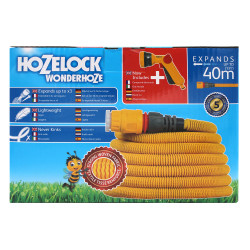 Tuyau d'arrosage extensible Wonderhoze avec pistolet 40 m HOZELOCK